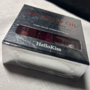 HELLOKISS Lip Glow Oil Set - Cherry Red Gloss